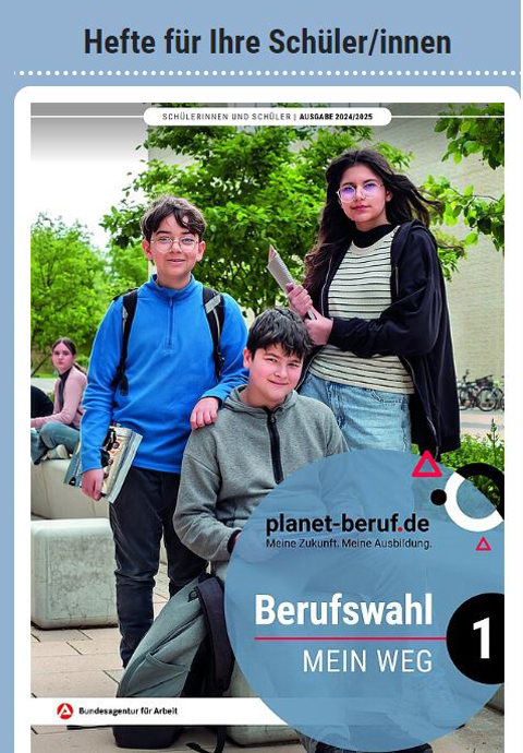 Bild für Berufswahl – Mein Weg 1 -3 | Du entscheidest. Ausbildung. Beruf. Zukunft.