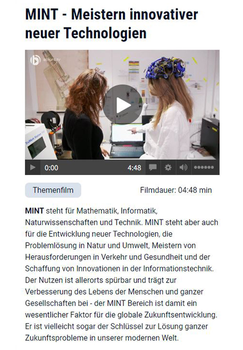 Bild für MINT – Meistern innovativer neuer Technologien